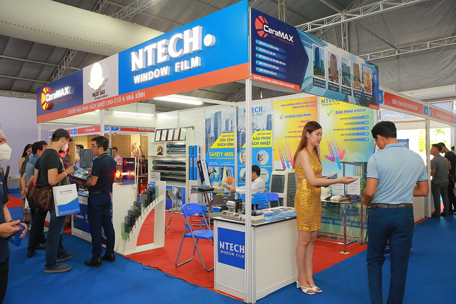 Phim cách nhiệt Ngôi Sao tỏa sáng tại triển lãm Quốc Tế Vietbuild Hà Nội T9/2022