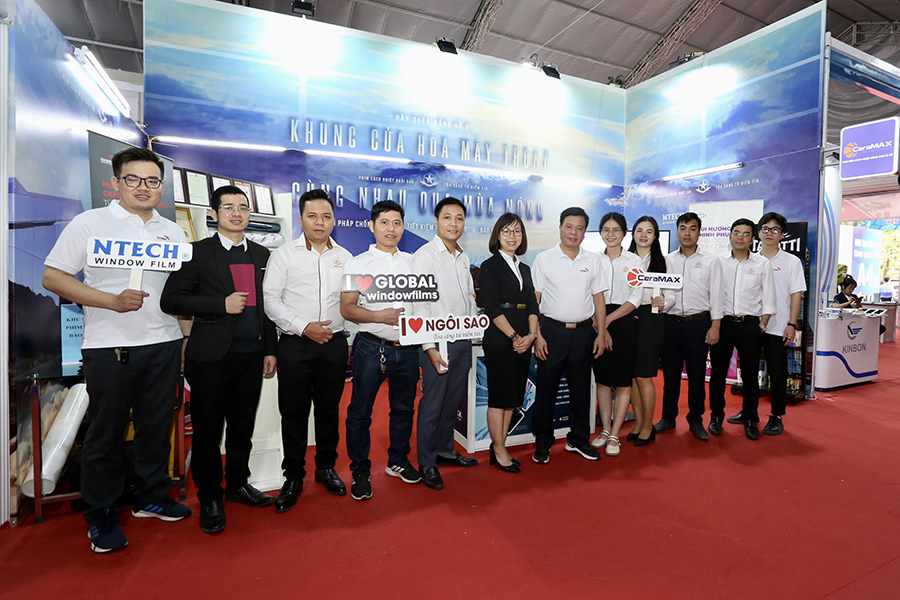 Phim cách nhiệt Ngôi Sao thành công rực rỡ tại triển lãm Vietbuild Hà Nội 2023