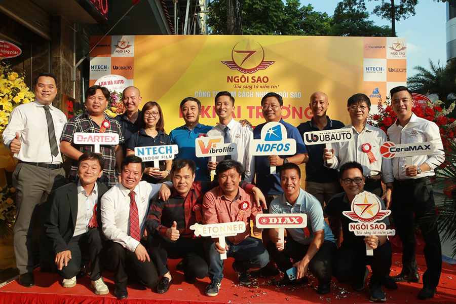 Phim cách nhiệt Ngôi Sao – tưng bừng khai trương trụ sở mới tại Hà Nội