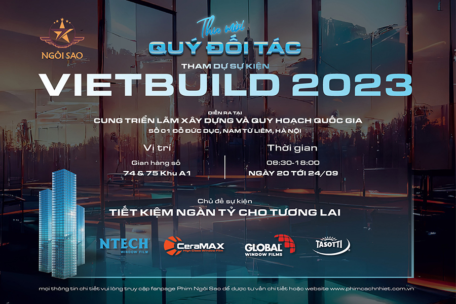 Thư mời tham dự Triển lãm Quốc tế Vietbuild Hà Nội 2023