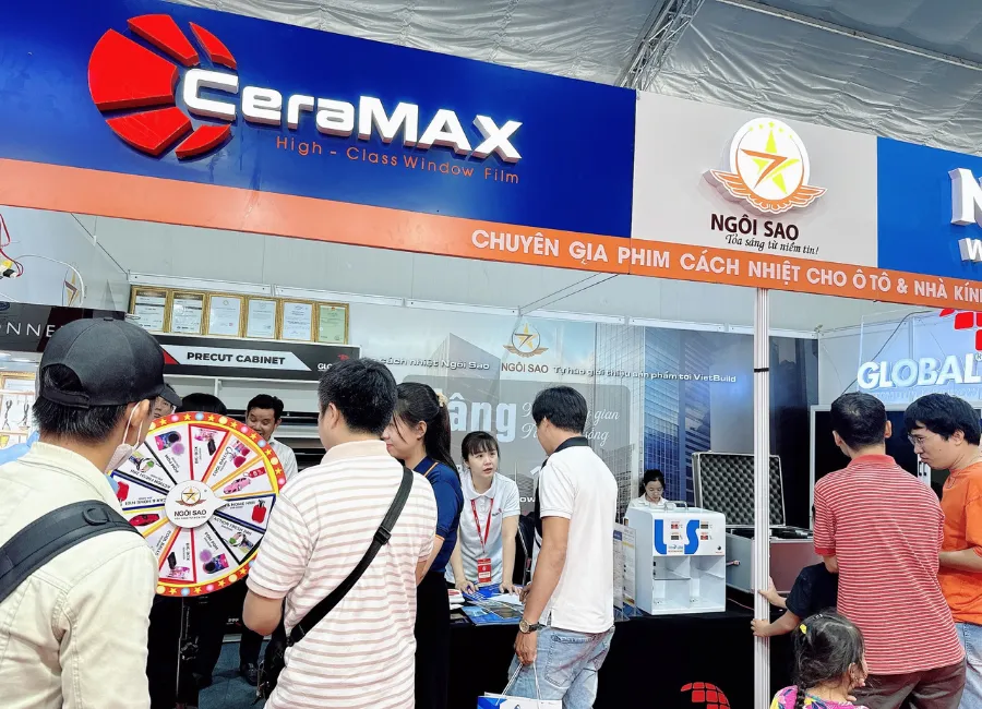 Phim cách nhiệt Ngôi Sao tại VietBuild Hồ Chí Minh 2024