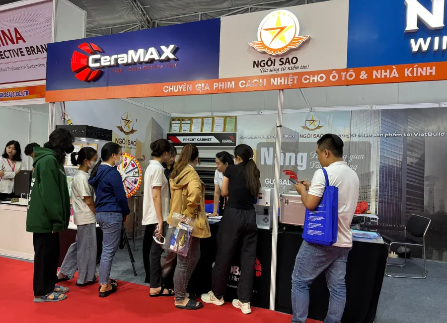 Phim cách nhiệt Ngôi Sao tại VietBuild Hồ Chí Minh 2024